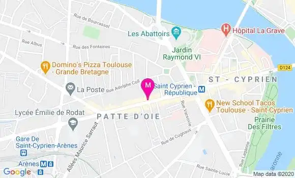 Localisation Dr Marie Frere
