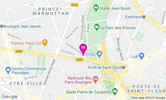 Localisation Dr Brigitte Leger Raynaud