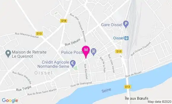 Localisation Dr Joel Laurent