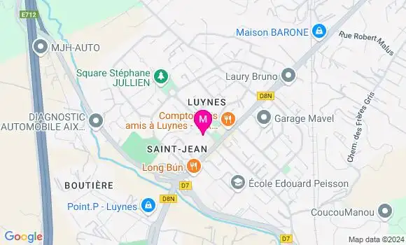 Localisation Dr Viviane Syhanath