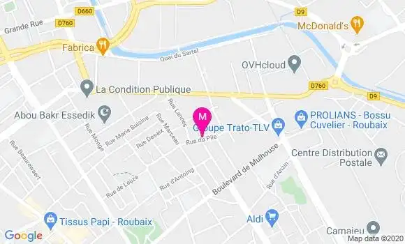 Localisation Dr Vahe Mournet