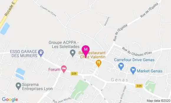Localisation Dr Noelie Lyonnet