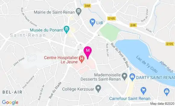 Localisation Dr Caroline Cleuziou