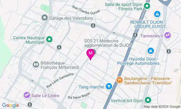 Localisation Dr Amaury Denis