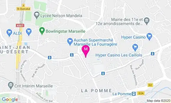 Localisation Dr Brice Martini