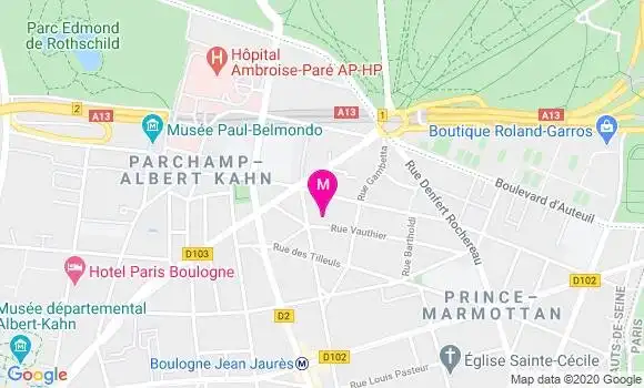 Localisation Dr Veronique Peugeot Bacourt