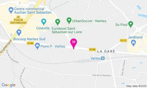 Localisation Dr Corinne Faure