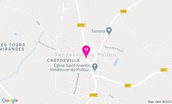 Localisation Dr Audrey Ripault