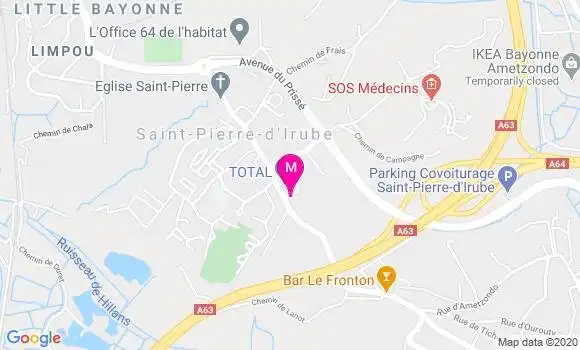 Localisation Dr Christophe Cailleba