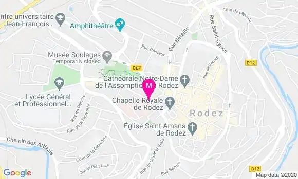 Localisation Dr Matthieu Guibbal
