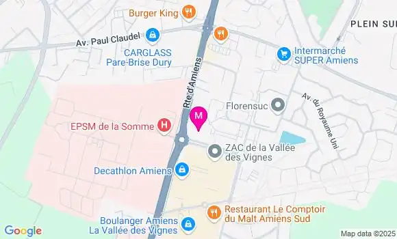 Localisation Dr Julie Plaquet