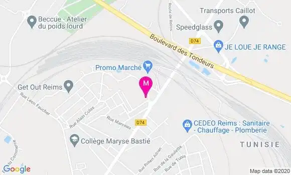 Localisation Dr Lucile Conrardy