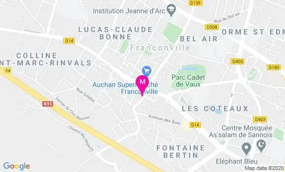 Localisation Dr Christophe Tricon