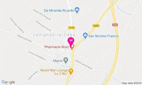 Localisation Dr Eric Tinseau