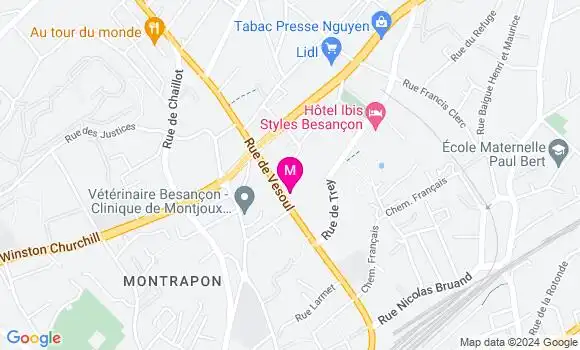 Localisation Dr Aude Ton That