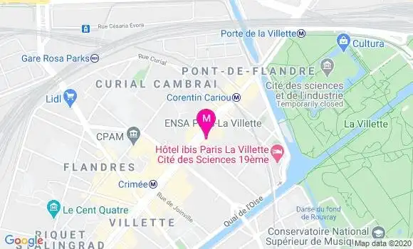 Localisation Dr Christophe Cally