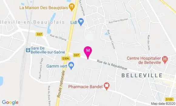 Localisation Dr Alice Vilcan