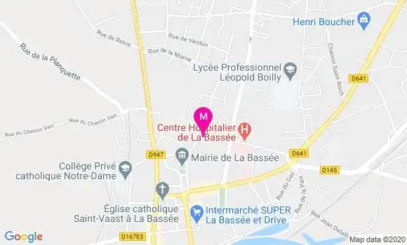 Localisation Dr Yves Cauchie