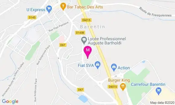 Localisation Dr Sandrine Delaporte