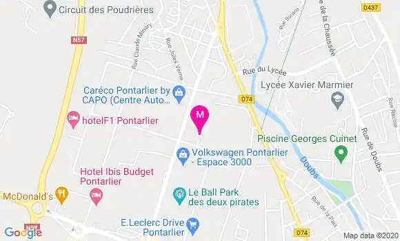 Localisation Dr Sandrine Deruelle