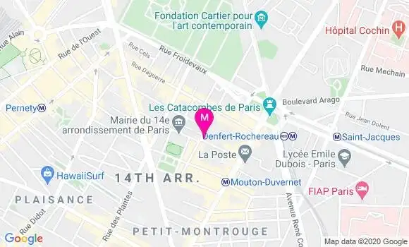 Localisation Dr Lydie Bonin