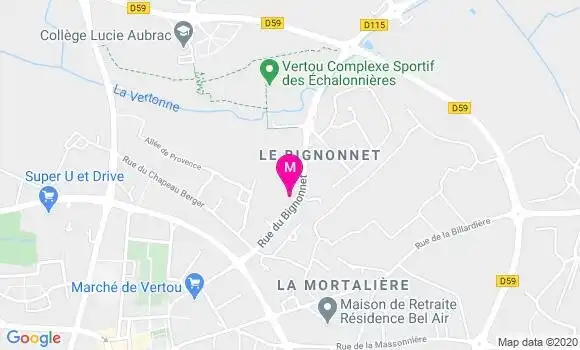 Localisation Dr Chloe Bodin