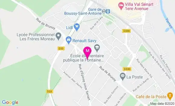 Localisation Dr Frederic Pedezert