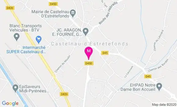 Localisation Dr Marie Laure Lherm Cambril