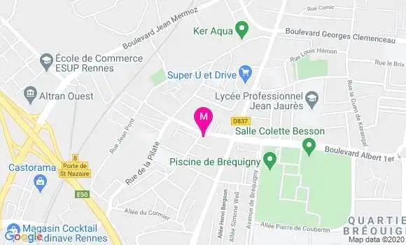Localisation Dr Mireille Lemercier