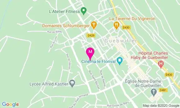 Localisation Dr Philippe Erny