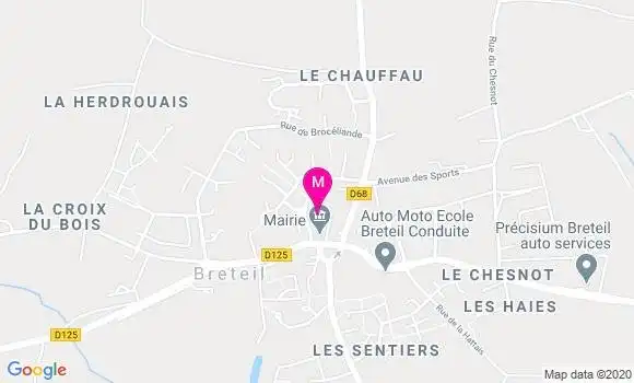 Localisation Dr Francois Tanguy