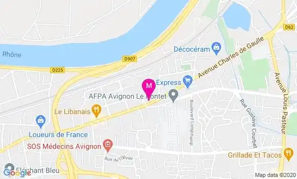 Localisation Dr Michel Luppi