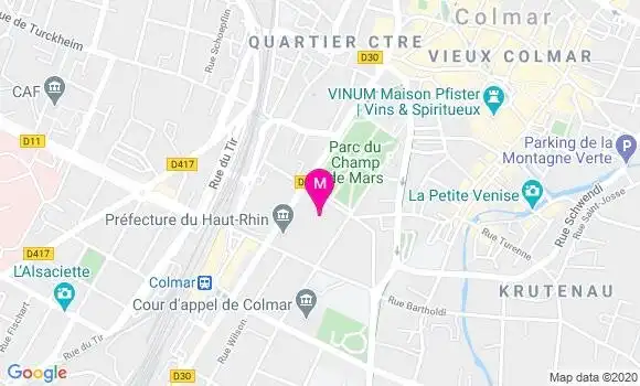 Localisation Dr Sylvain Bernhard