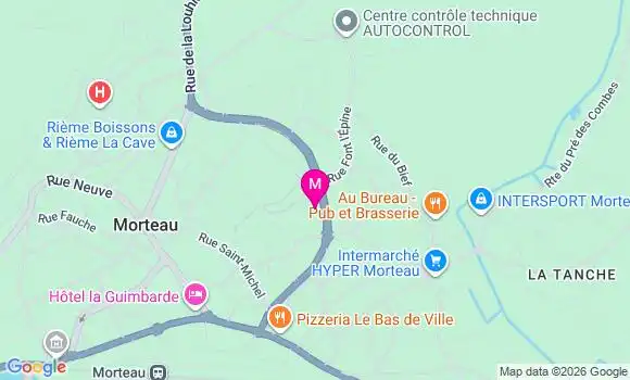 Localisation Dr Marie Rognon