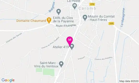 Localisation Dr Antonio Barnadi Bruch