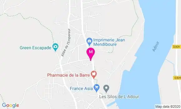 Localisation Dr Bastien Duguet