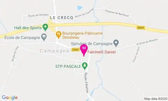 Localisation Dr Pierre Falcinelli