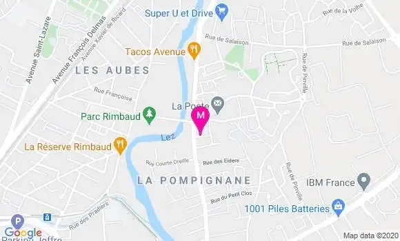 Localisation Dr Justine Courtaud