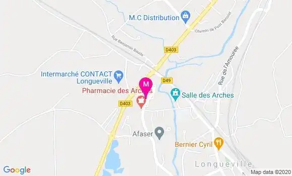 Localisation Dr Francoise Pagneux Guillabert
