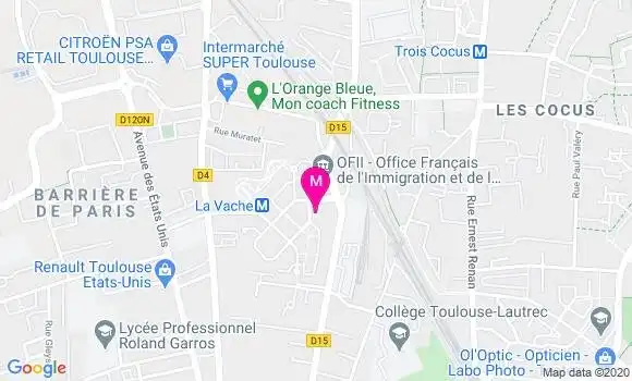 Localisation Dr Anne Calmels