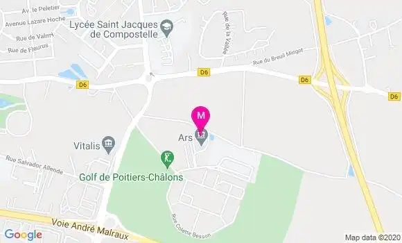 Localisation Dr Isabelle Breton