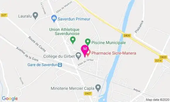 Localisation Dr Sabine Casties