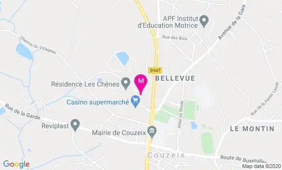 Localisation Dr Jocelyn Perruchet