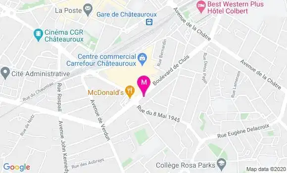 Localisation Dr Celine Terracher
