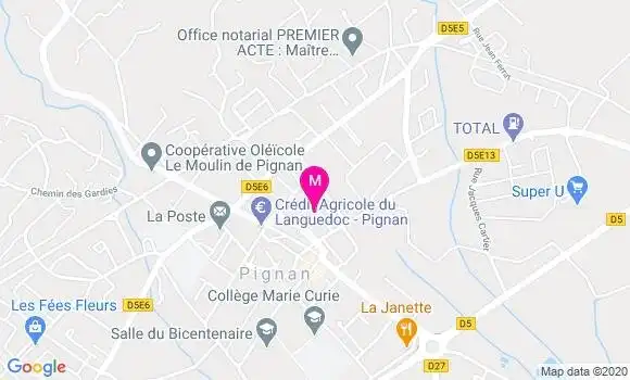 Localisation Dr Caroline Mialot