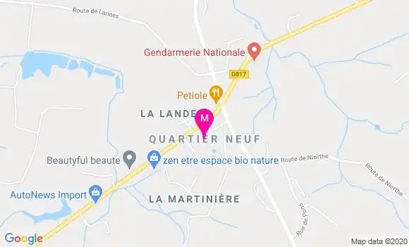 Localisation Dr Nicolas Darthenucq