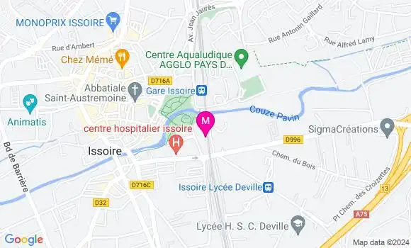 Localisation Dr Audrey Lacassagne