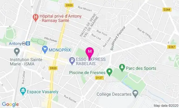 Localisation Dr Jean Pierre Albagli