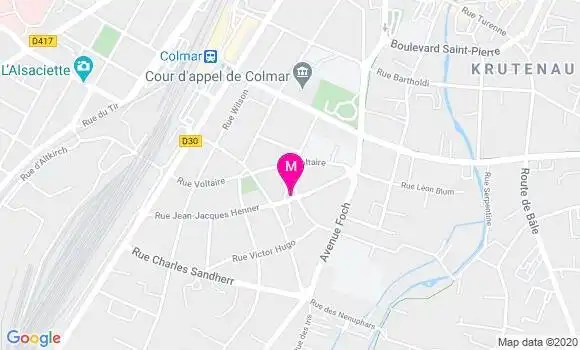 Localisation Dr Regine Bender