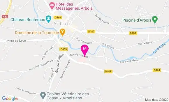 Localisation Dr Philippe Bruniaux
